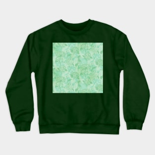 Green Spring Hydrangea Crewneck Sweatshirt